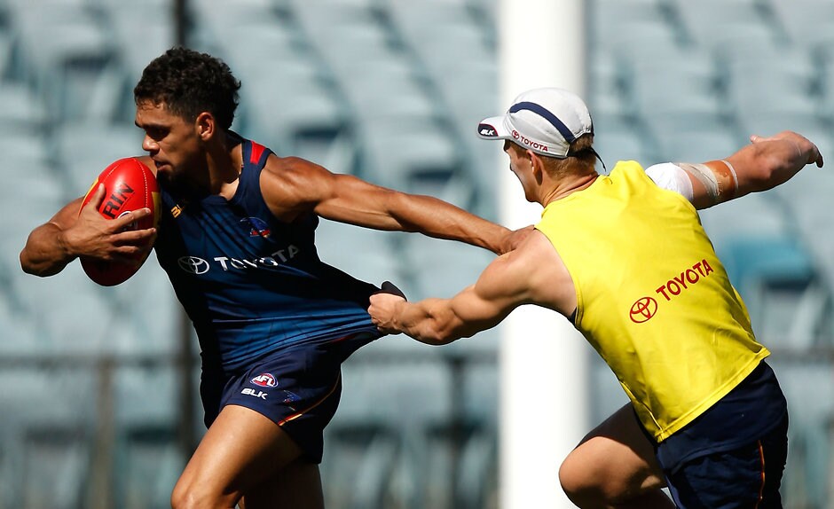 AFL 2016 Training - Adelaide Crows 090216 Charlie Cameron will miss up to a month after minor knee surgery - ${keywords}